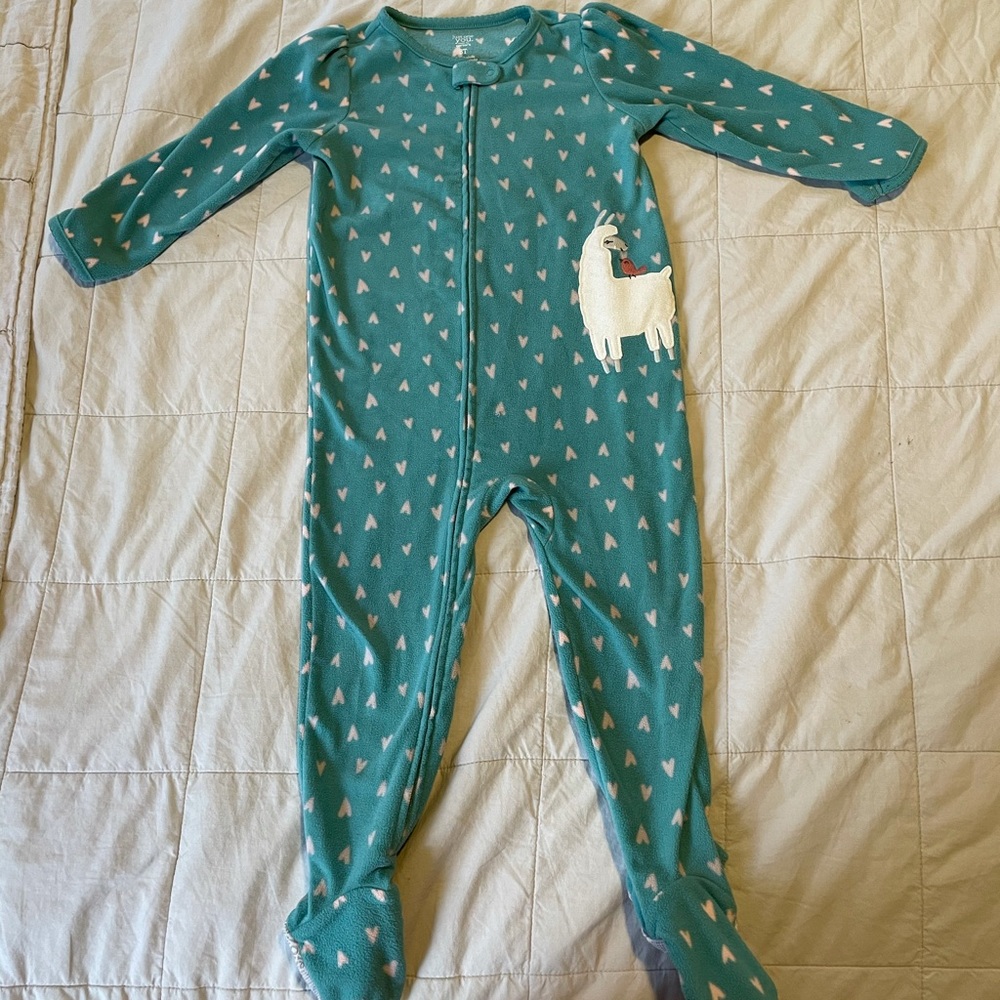Heart Footie Pajamas